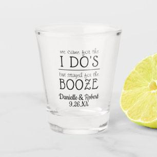 A Shot Verre Mariage personnalisé Favoris de mariage