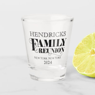 A Shot Verre photo souvenir de la Réunion familiale
