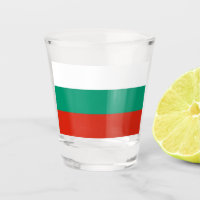 Verre photographié patriotique avec drapeau de la 