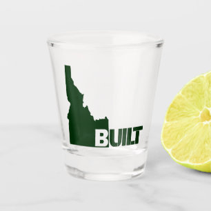 A Shot Verre Tiré Construit En Idaho (Vert Foncé)