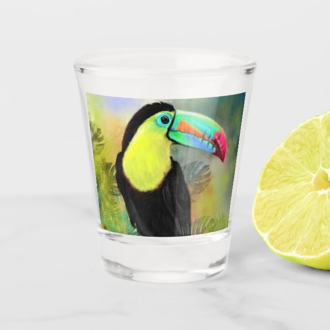 A Shot Verre Toco Toucan Tropical (Devant)