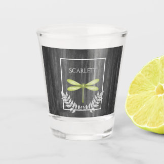 A Shot Verte Dragonfly Russe personnalisé verre de tir