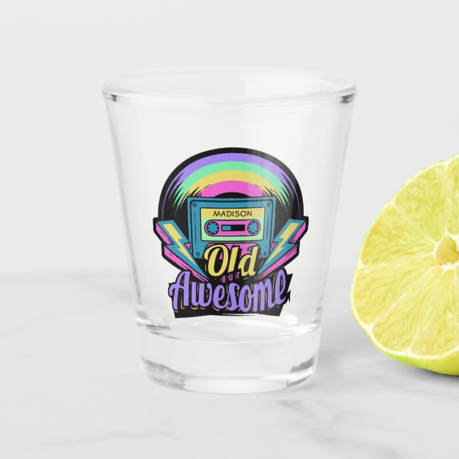 A Shot Vieux mais merveilleux nom personnalisé verre tour (Devant)