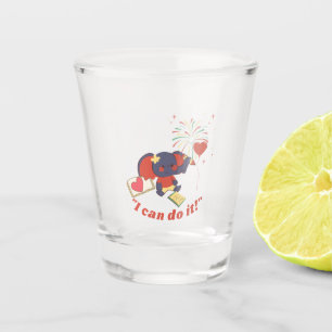 A Shot Vintage Baby Elephant Verre de tir