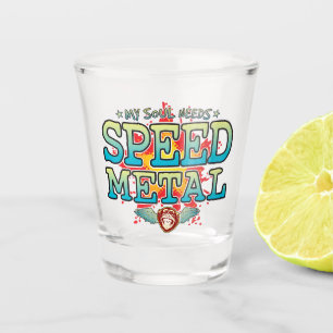 A Shot Vitesse de l'âme métallique verre de tir