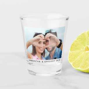 A Shot VOTRE verre à liqueur de photo et de textes