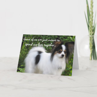 A signifié pour être carte de papillon de joyeux