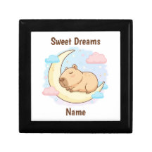 Boîte Cadeau Personnalisée Capybara Douces Rêves