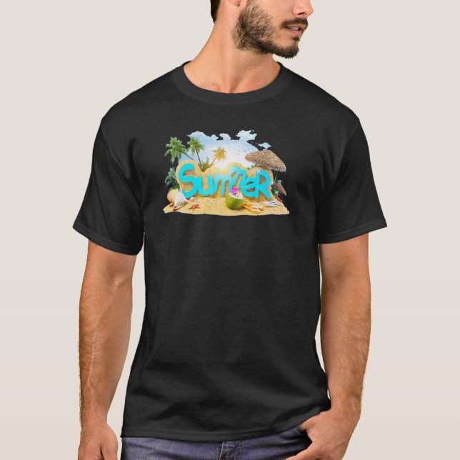 A summer T-shirt for those who enjoy summer outdoo (Devant)
