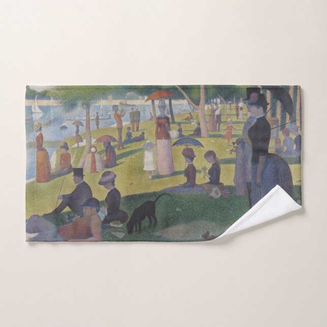 A Sunday on La Grande Jatte, Georges Seurat 1884 (Serviette à main)