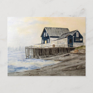 A travers la carte postale brouillard