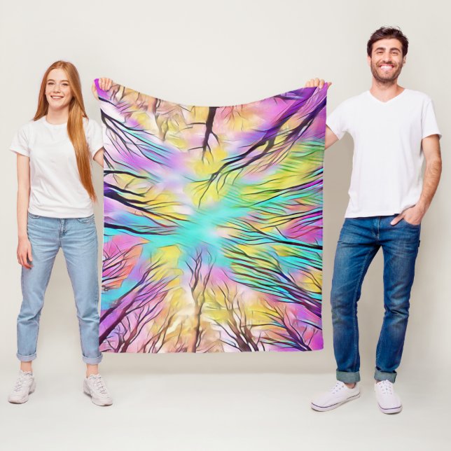 À Travers La Couverture De La Toison Des Arbres (En situation)