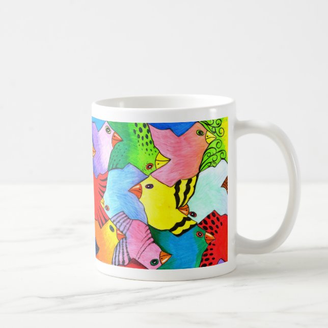 À travers la tasse d'oiseaux (Droite)
