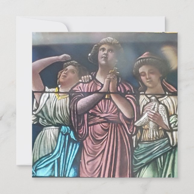 à travers l'affiche en verre (Devant)