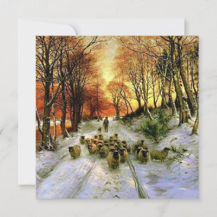 À travers le calme et l'air gelé, les beaux-arts