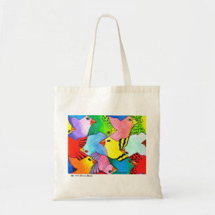 À travers le sac fourre-tout à oiseaux