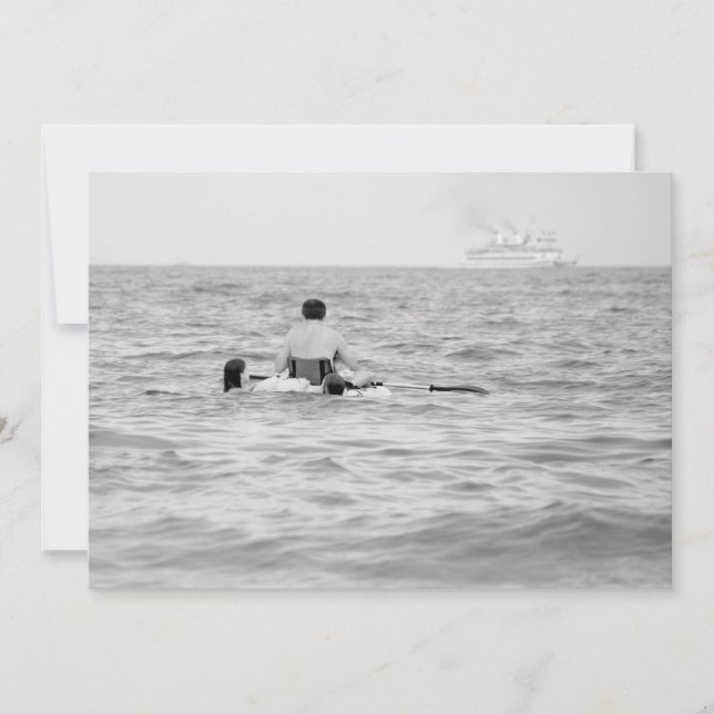 À travers l'océan - Invitation (Devant)