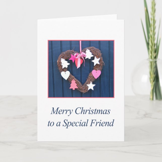 À un ami spécial Joyeux Noël carte (Devant)