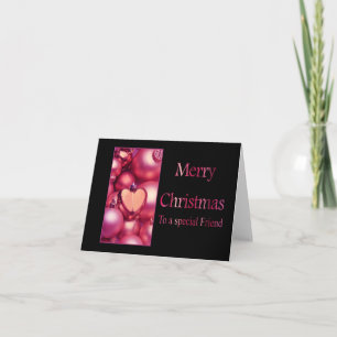 À un ami spécial Joyeux Noël carte
