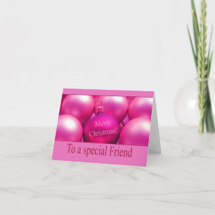 À un ami spécial Joyeux Noël carte