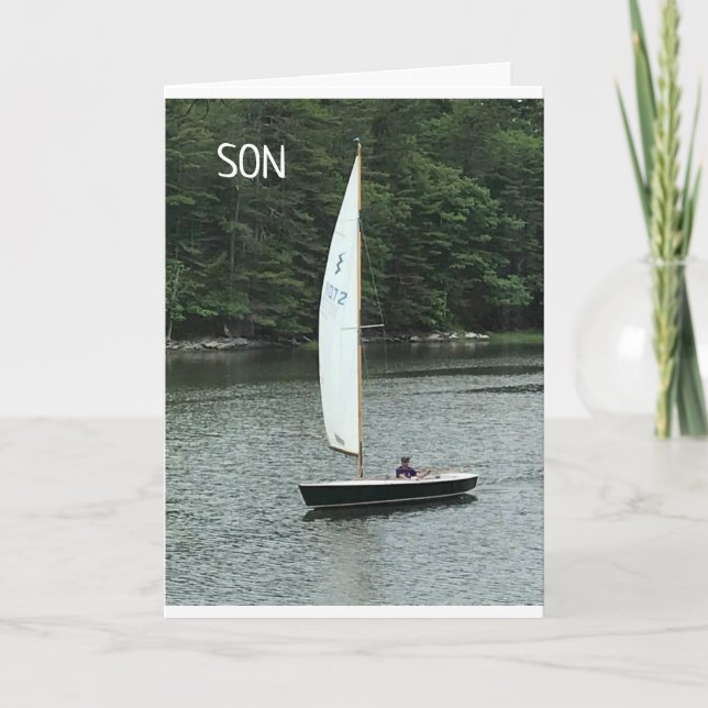 À UN GRAND FILS L'ANNIVERSAIRE ! CARTE (Devant)