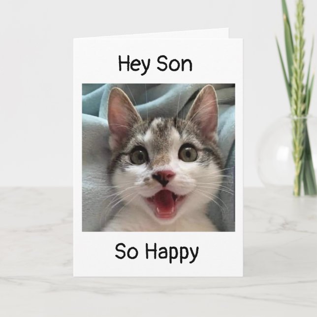 À UN GRAND FILS L'ANNIVERSAIRE ! CARTE (Devant)