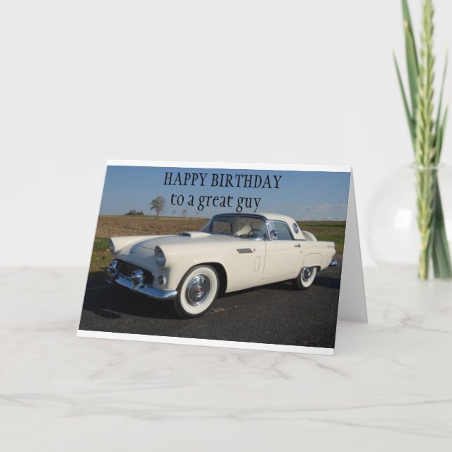 **À UN GRAND GARS** CARTE D'ANNIVERSAIRE (Devant)