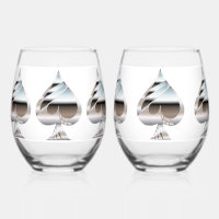 Jeu de Verre Argent Pique
