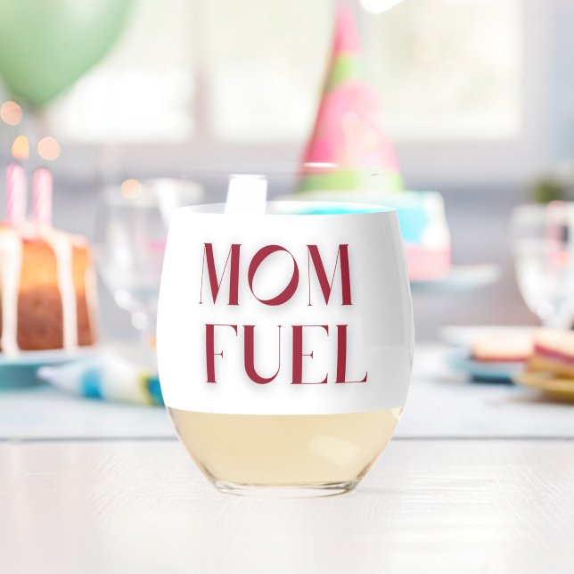 À Vin Sans Pied Verre de boisson pour mamans carburant (Insitu (Anniversaire))