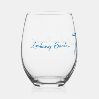 À Vin Sans Pied Verre rond du 75e anniversaire