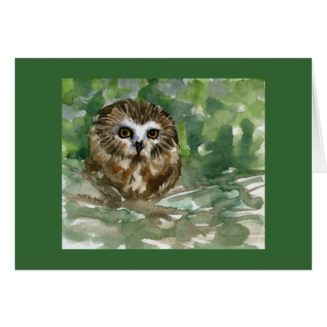 "A vu pour affûter le hibou " (Devant Horizontal)