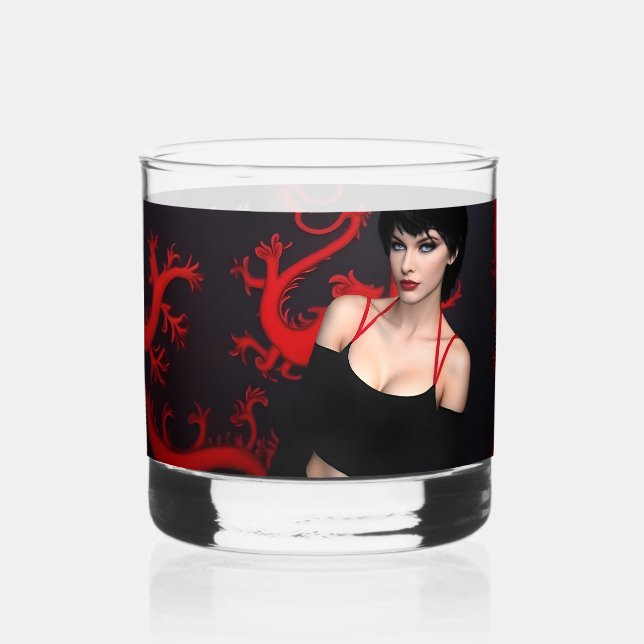 À Whisky Âmes Brûlées en verre (Recto)