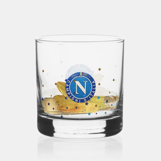 À Whisky Bicchiere Scudetto Napoli Verre (Recto)