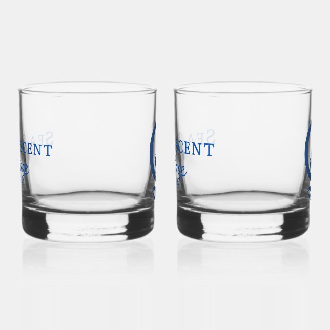 À Whisky Cottage Sea Crescent roches verre (Droite)
