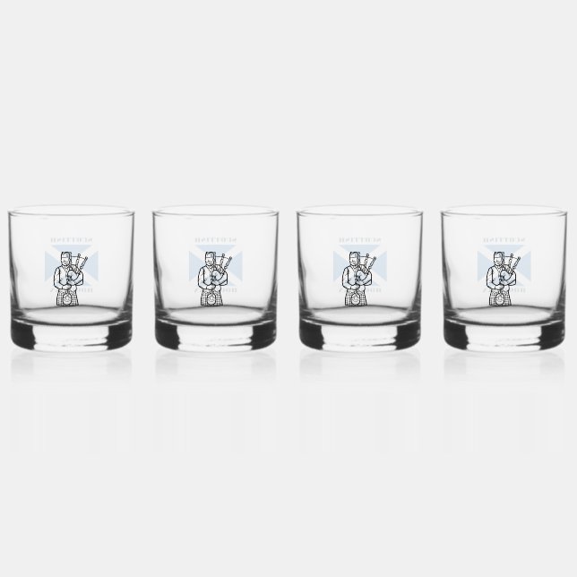 À Whisky Ensemble de verre Whiskey écossais (Recto)