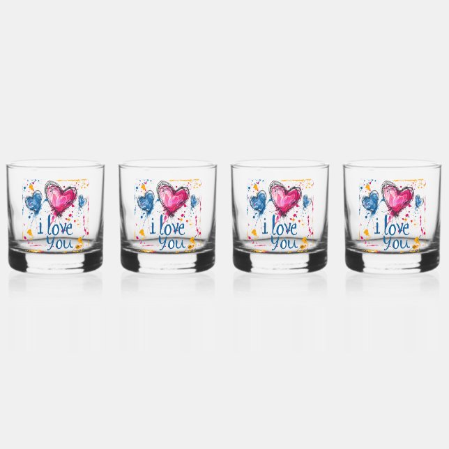 À Whisky Ensemble de verre Whiskey gravé sur mesure (Recto)