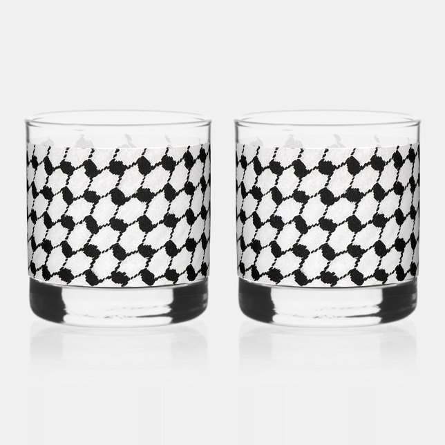 À Whisky Ensemble de verre Whiskey Kefeyeh Design (Recto)