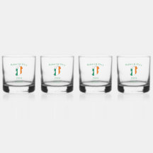 Ensemble de verre Whiskey Mariage irlandais