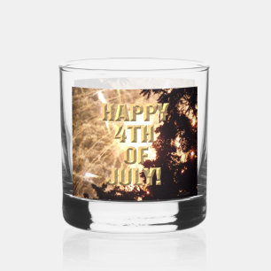 À Whisky Feux d'artifice 15 roches 4 juillet verre