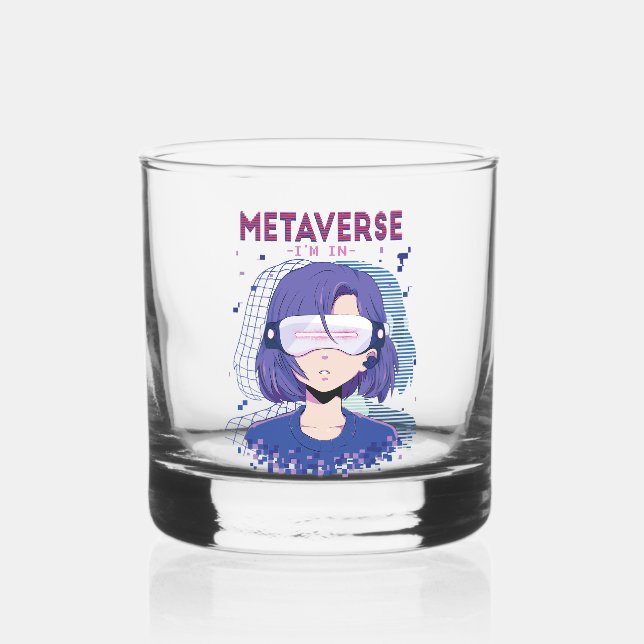 À Whisky Fille d'anime lunettes de réalité virtuelle Verre (Recto)