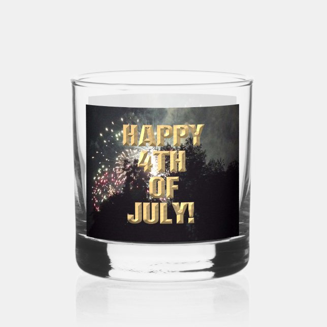 À Whisky Fireworks 17 4 juillet roches verre (Recto)