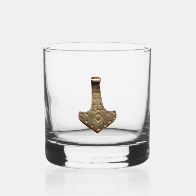 À Whisky Gold Thor Marmer roches verre (Recto)