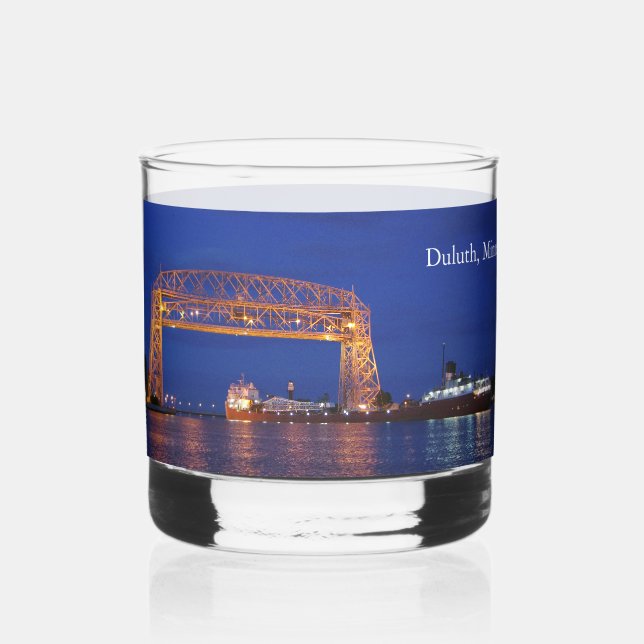 À Whisky John G. Munson Duluth, verre du Minnesota (Recto)