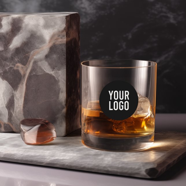 À Whisky Logo personnalisé en verre Whiskey de marque (Créateur téléchargé)