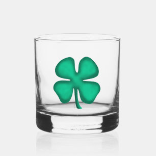 À Whisky Lucky 4 Leaf Irlandais Clochers verre