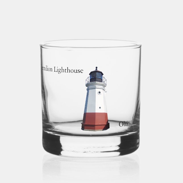 À Whisky Phare de Vermilion en verre (Recto)