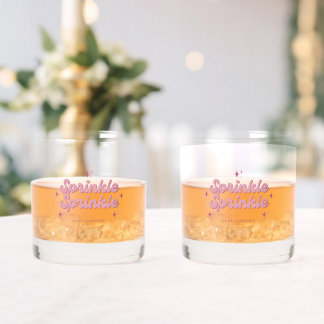 À Whisky Sprinkle Sprinkle Ensemble de verre Whiskey