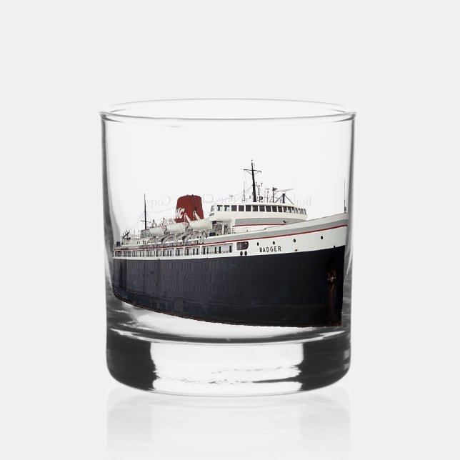 À Whisky SS Badger en verre (Recto)
