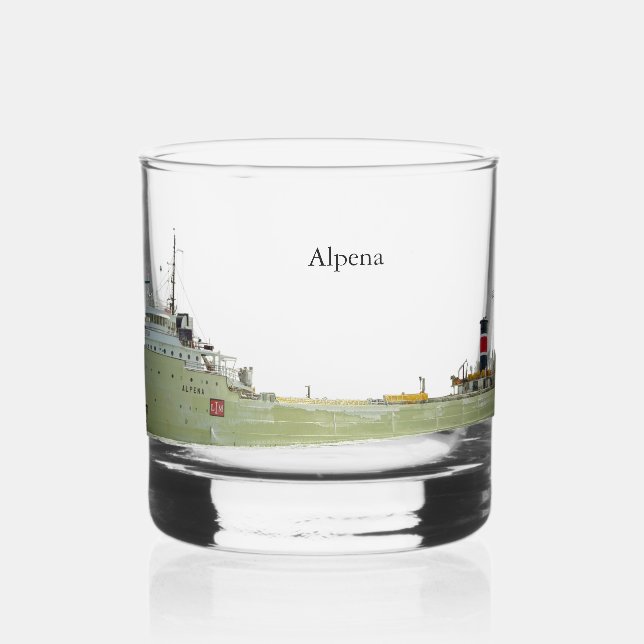 À Whisky verre d'Alpena (Gauche)