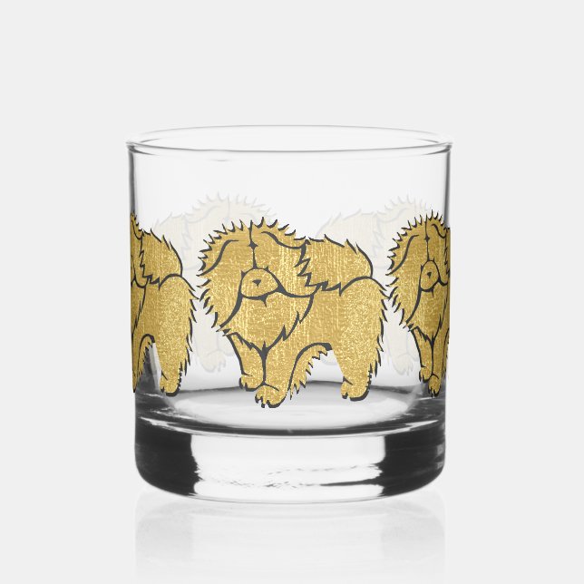 À Whisky Verre de Chow Rough Thang Rough (Gauche)